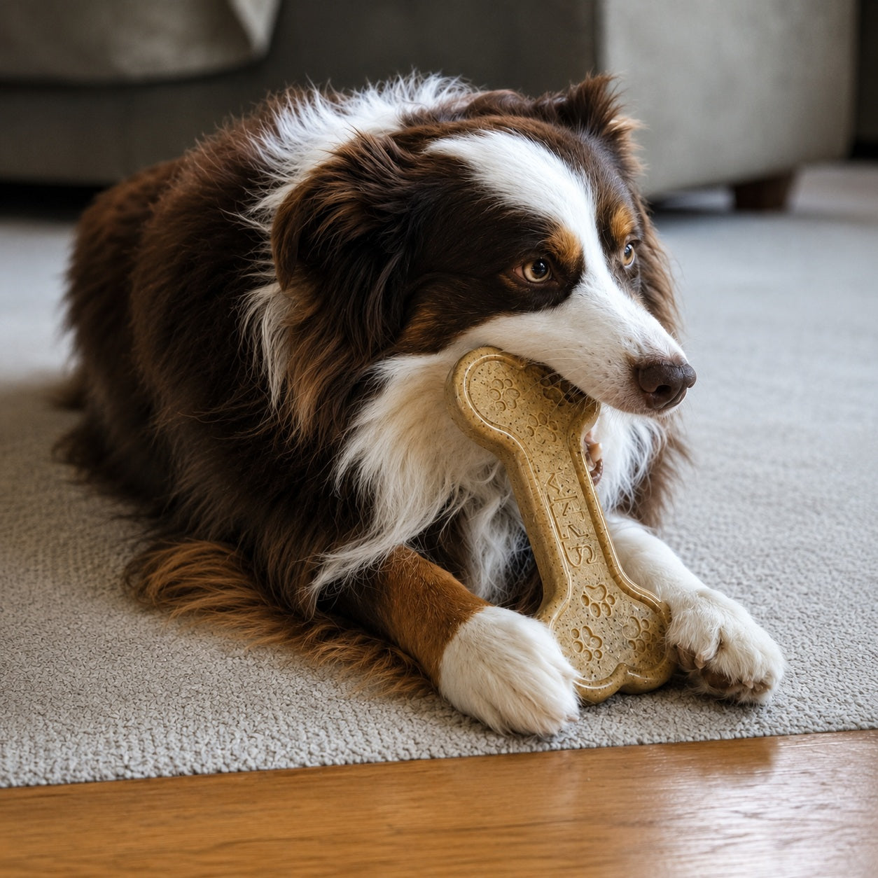 Bone eChew Ultra Durable Nylon Dog Chew Toy for Aggressive Chewers | USA Made by SodaPup/True Dogs, LLC