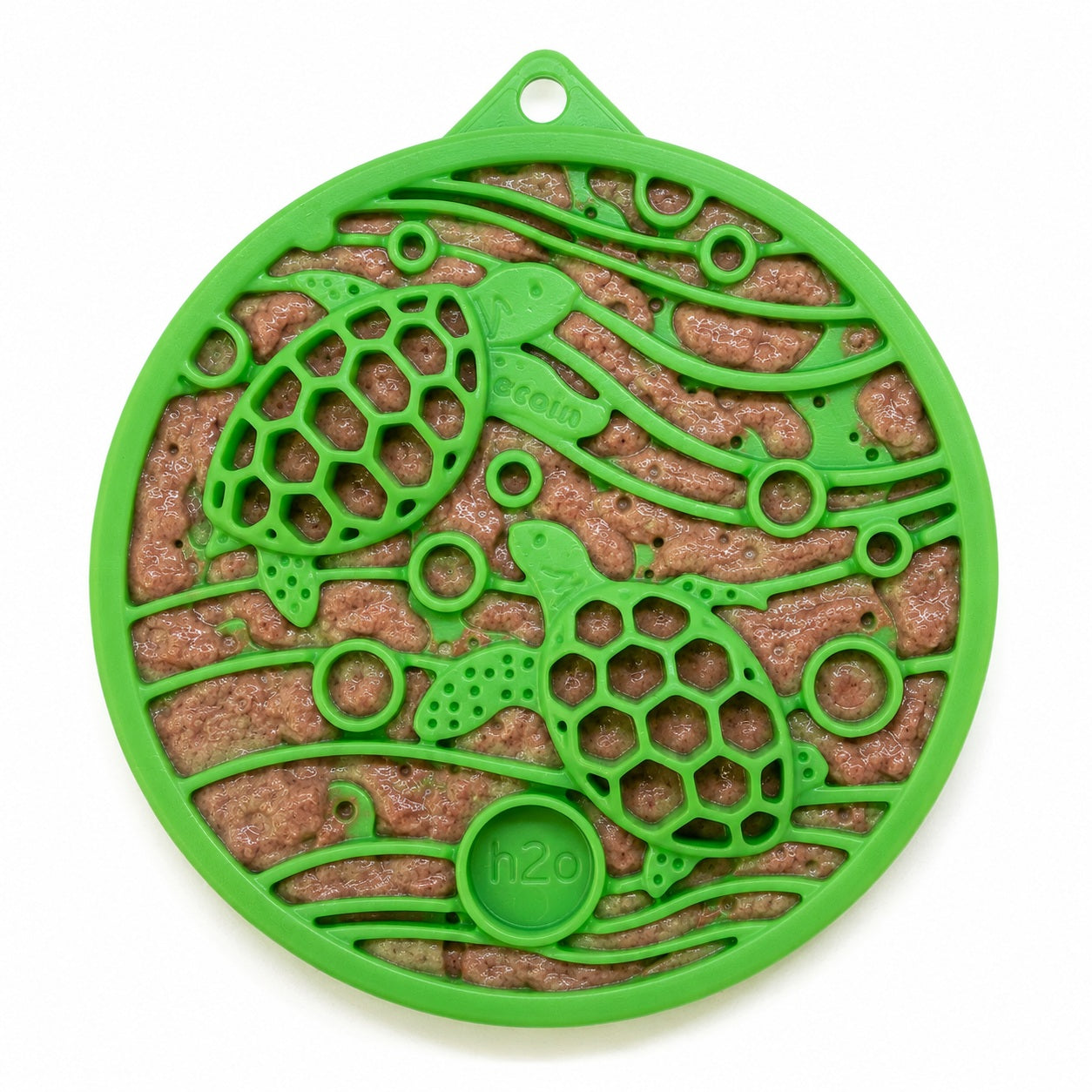 Water Nylon eCoin Durable Enrichment Snacking Coin for Dogs | USA-Made Lick Mat Alternative by SodaPup/True Dogs, LLC