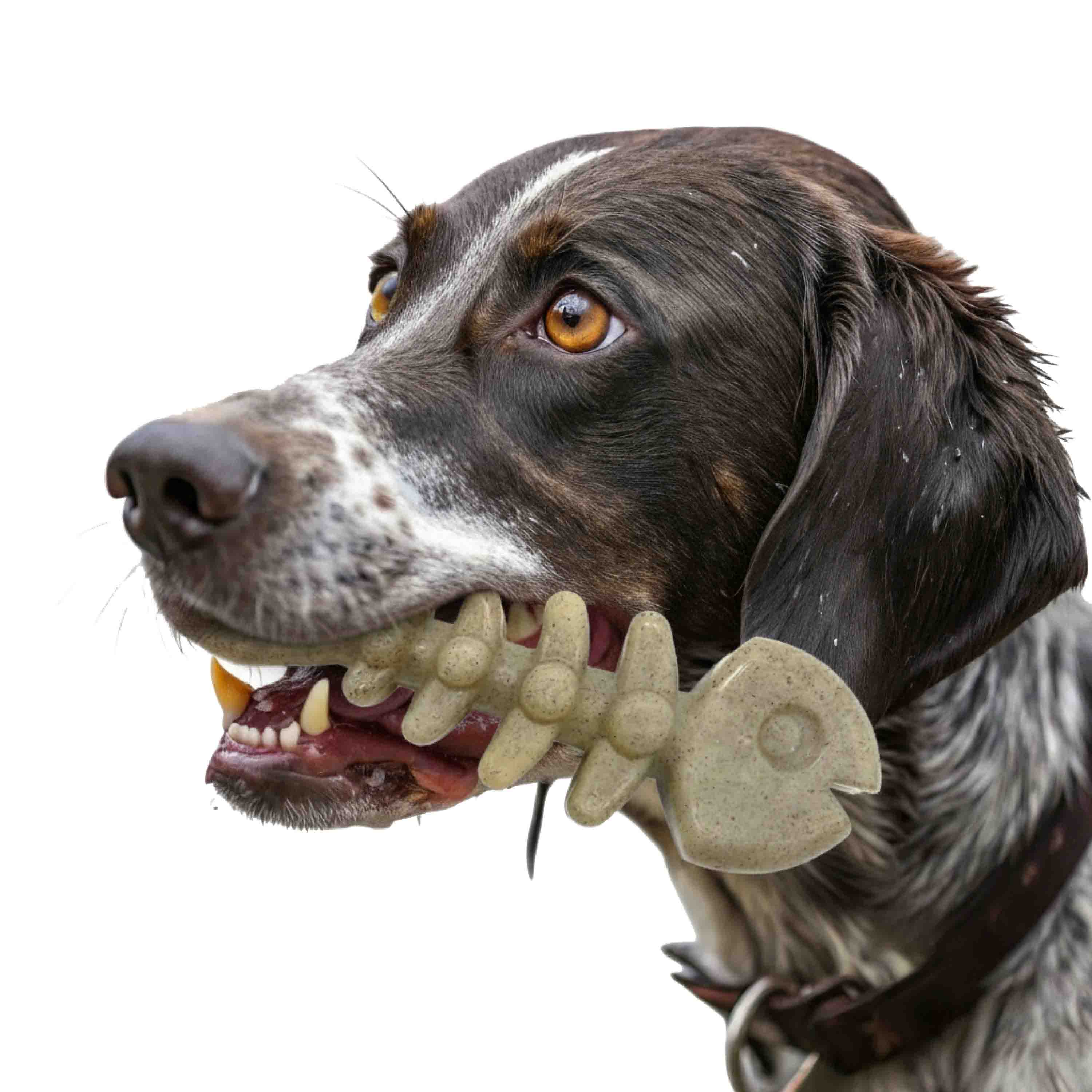 Fish Bone Nylon Dog Toy for Aggressive Chewers | USA Made | SodaPup by SodaPup/True Dogs, LLC