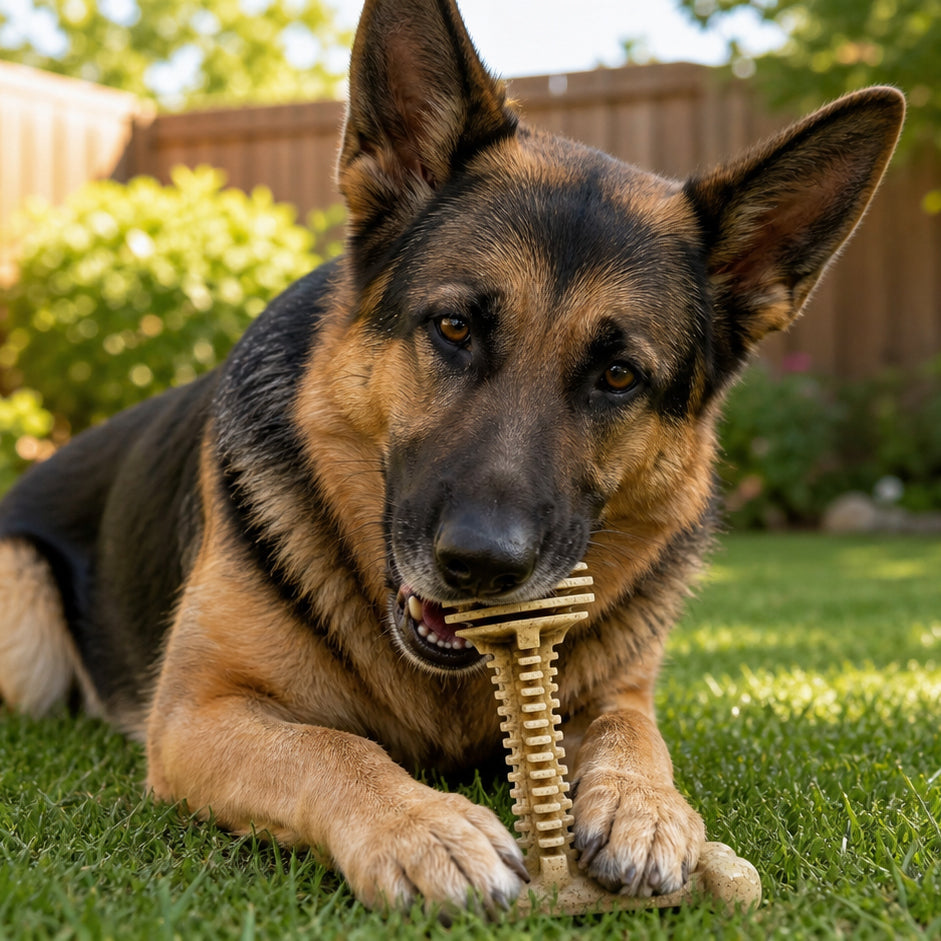 Honey Bone Dental Tower - Indestructible Nylon Dog Chew Toy XL | USA Made by SodaPup/True Dogs, LLC