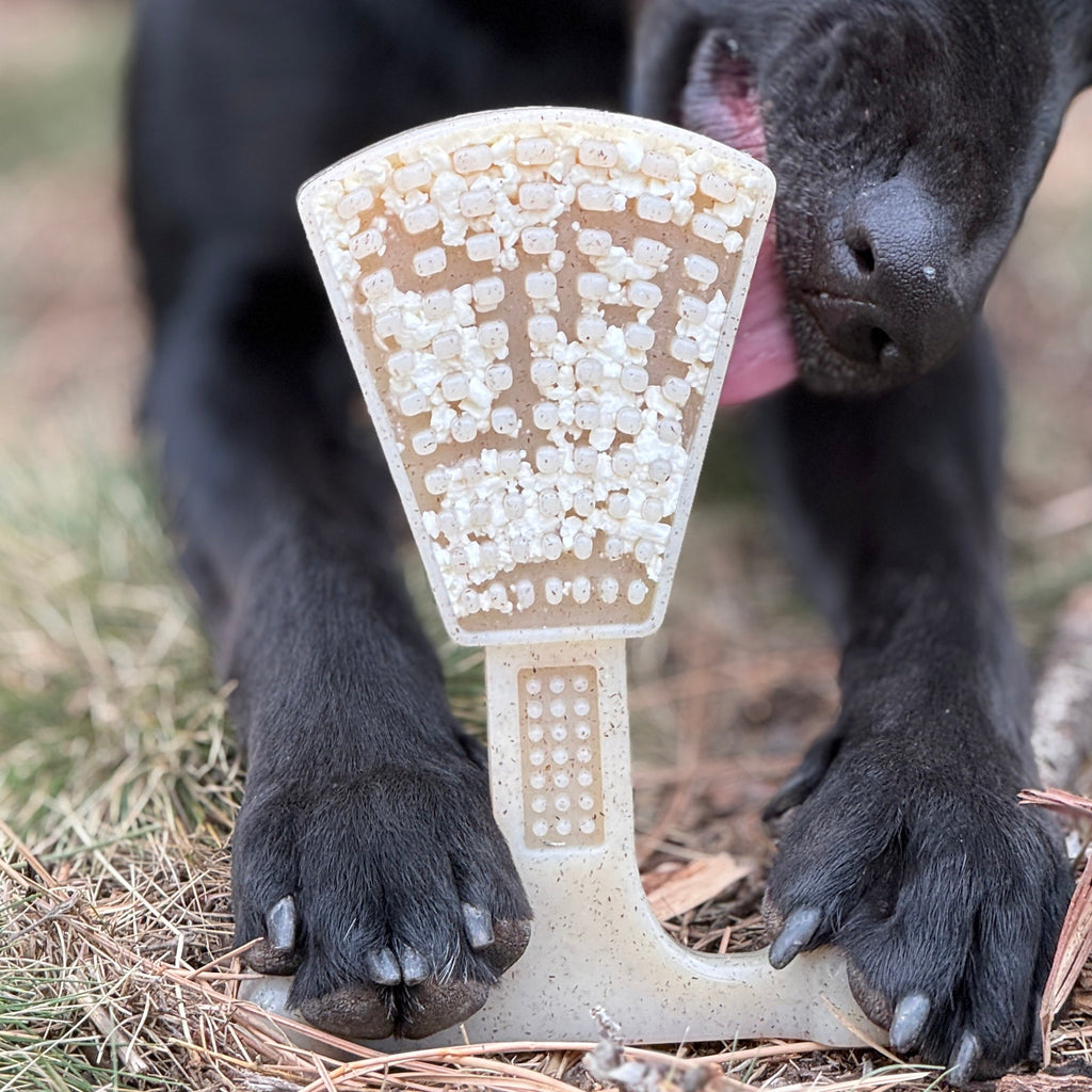 Waffle Tower Nylon Chew & Enrichment Toy | 2-in-1 for Aggressive Chewers | SodaPup by SodaPup/True Dogs, LLC
