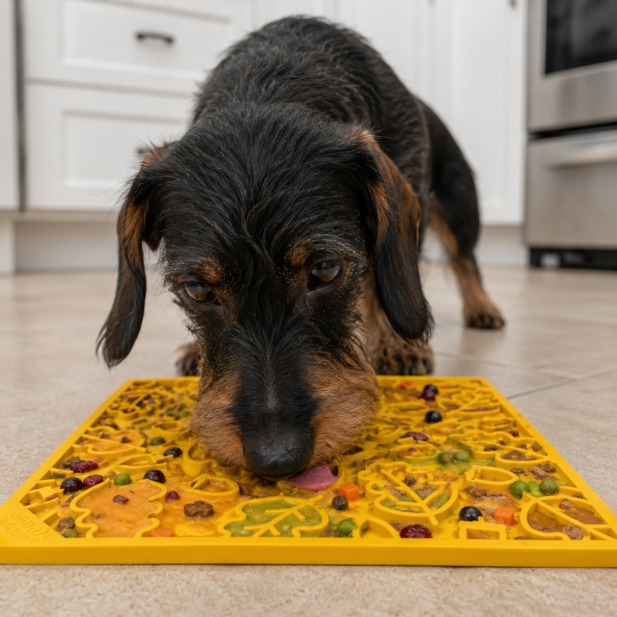 Autumn eMat - Enrichment Lick Mat For Dogs and Cats| Fall Leaves Design | SodaPup by SodaPup/True Dogs, LLC