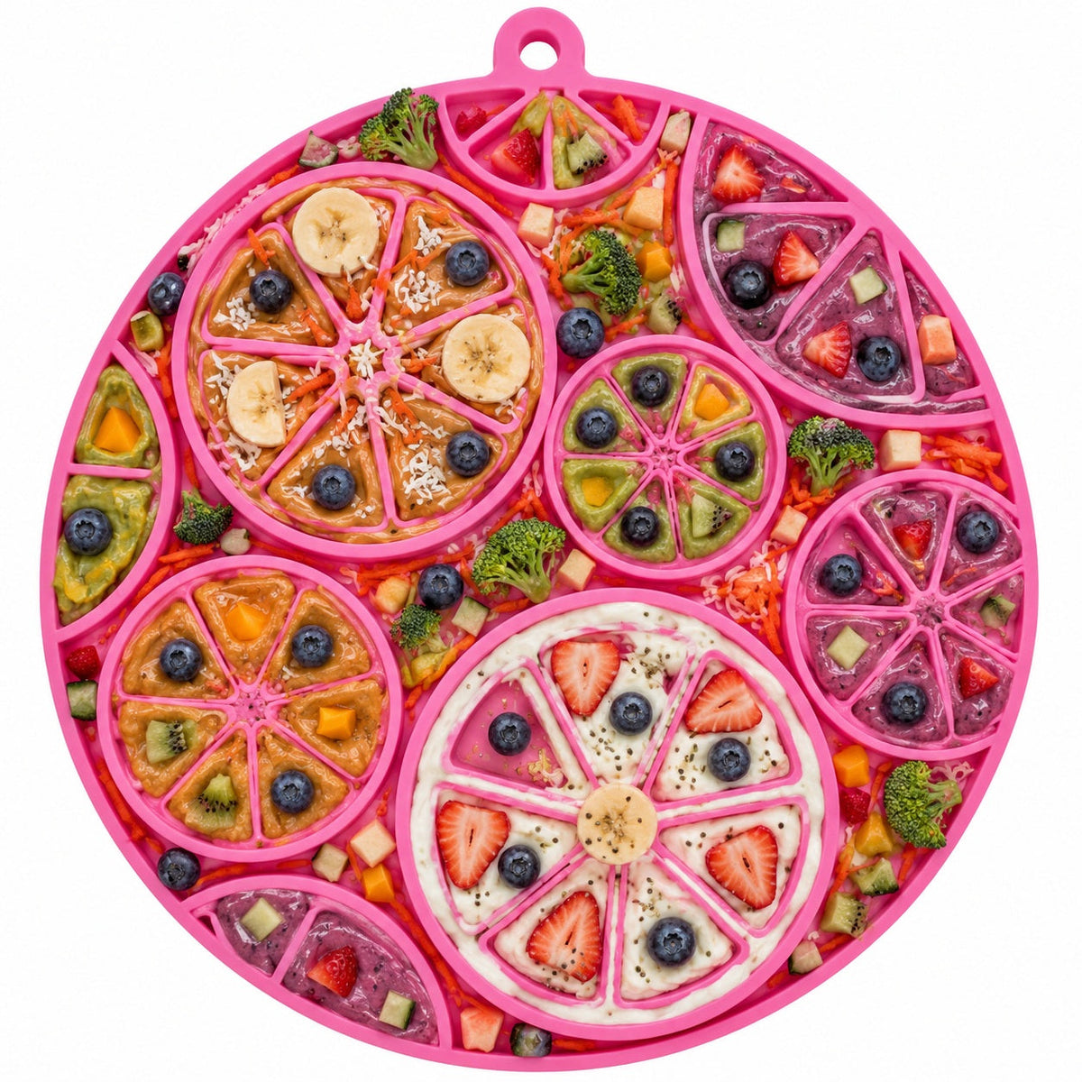 Citrus Design eMat - Enrichment Lick Mat For Dogs and Cats - with Suction Cups | USA Made by SodaPup/True Dogs, LLC