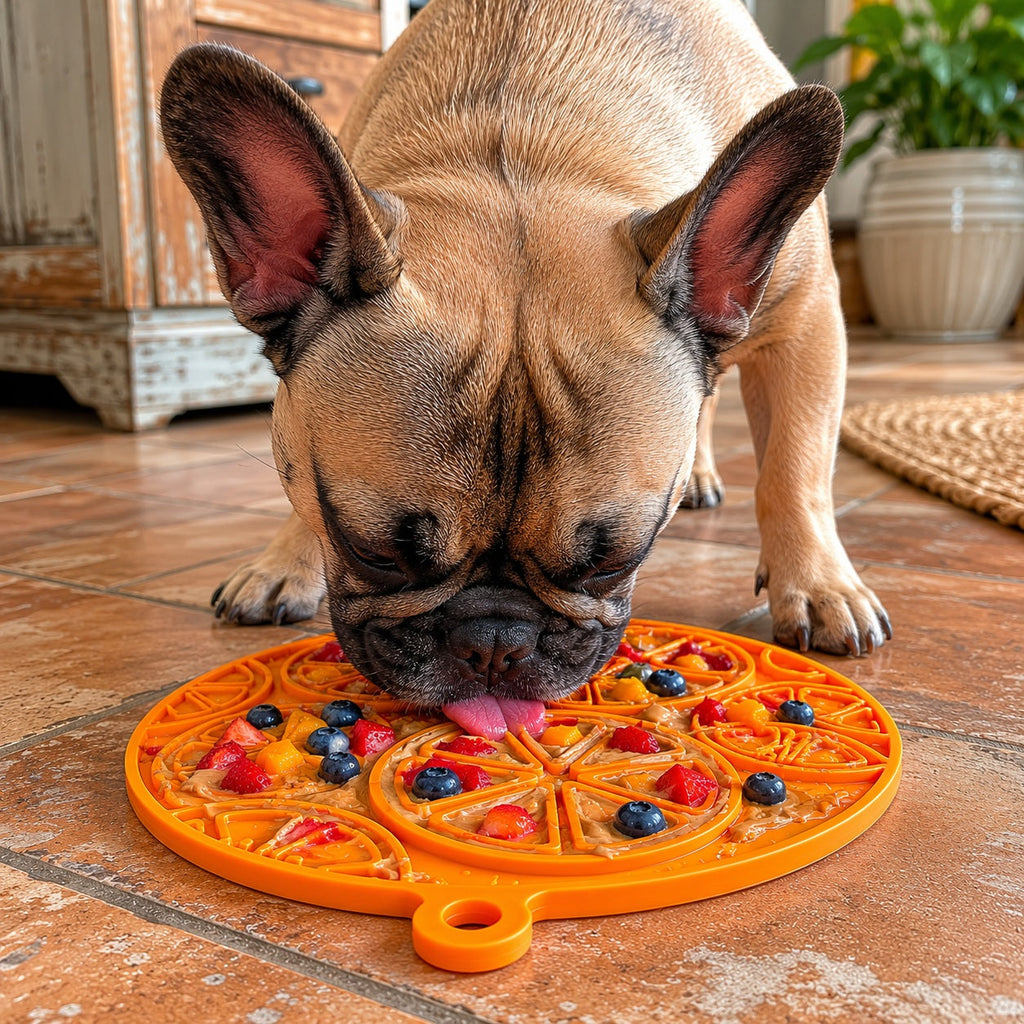 Citrus Design eMat - Enrichment Lick Mat For Dogs and Cats - with Suction Cups | USA Made by SodaPup/True Dogs, LLC