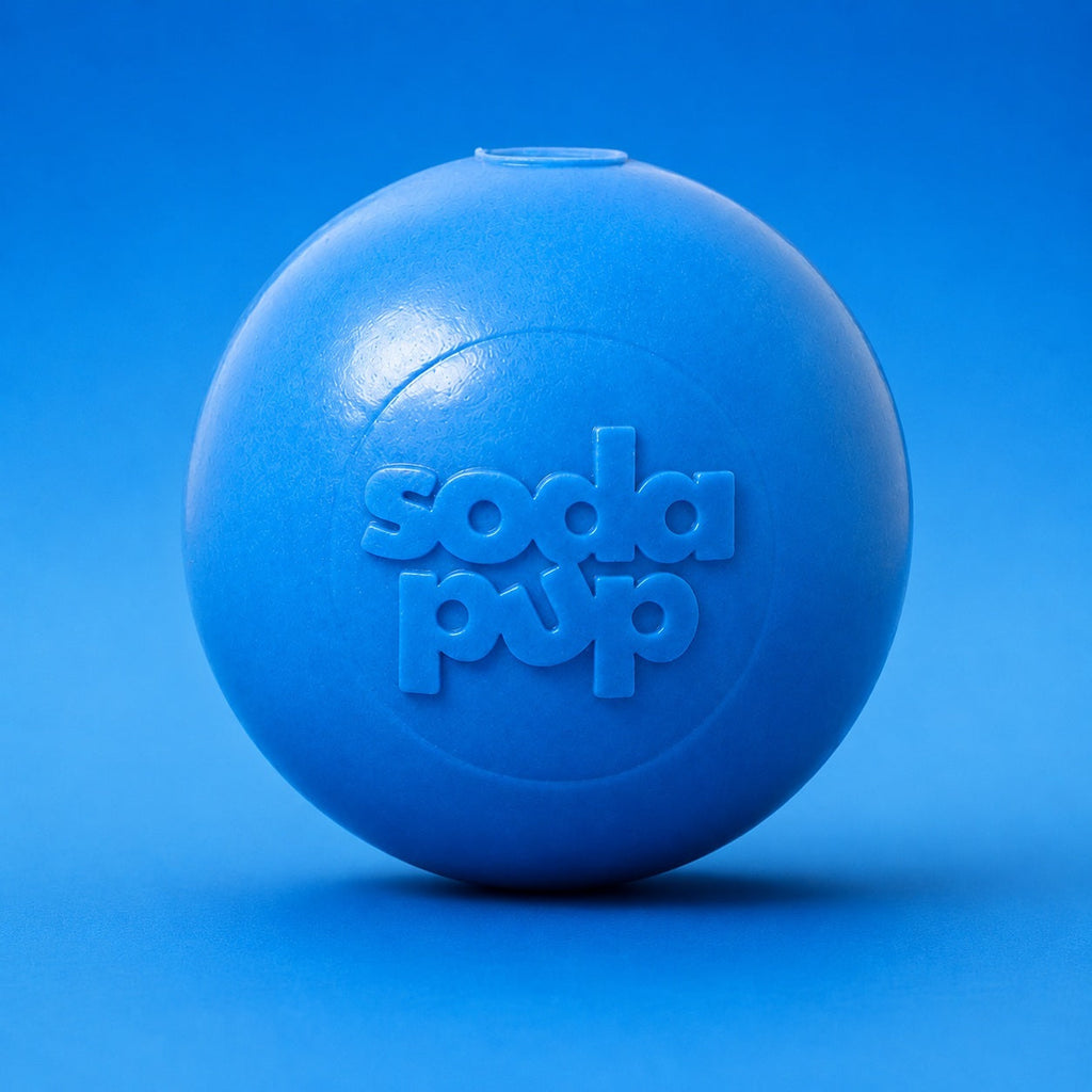 Squeak Ball - Durable Squeaky Dog Toy, Floats, Chew Toy | USA Made by SodaPup/True Dogs, LLC