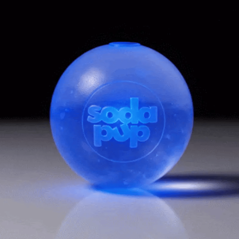 Strobe Ball Light-Up Dog Toy - Durable Floating Chew Ball | Made in USA by SodaPup/True Dogs, LLC
