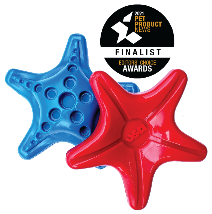 Starfish Nylon Dog Chew Toy for Aggressive Chewers | USA Made | SodaPup by SodaPup/True Dogs, LLC