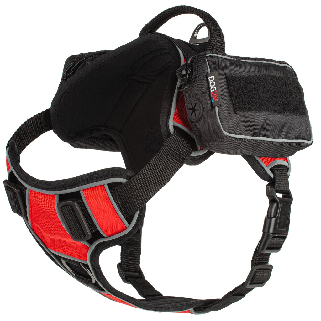 Quest Removable Utility Saddlebags + Built-In Waste Bag Dispenser by Dogline