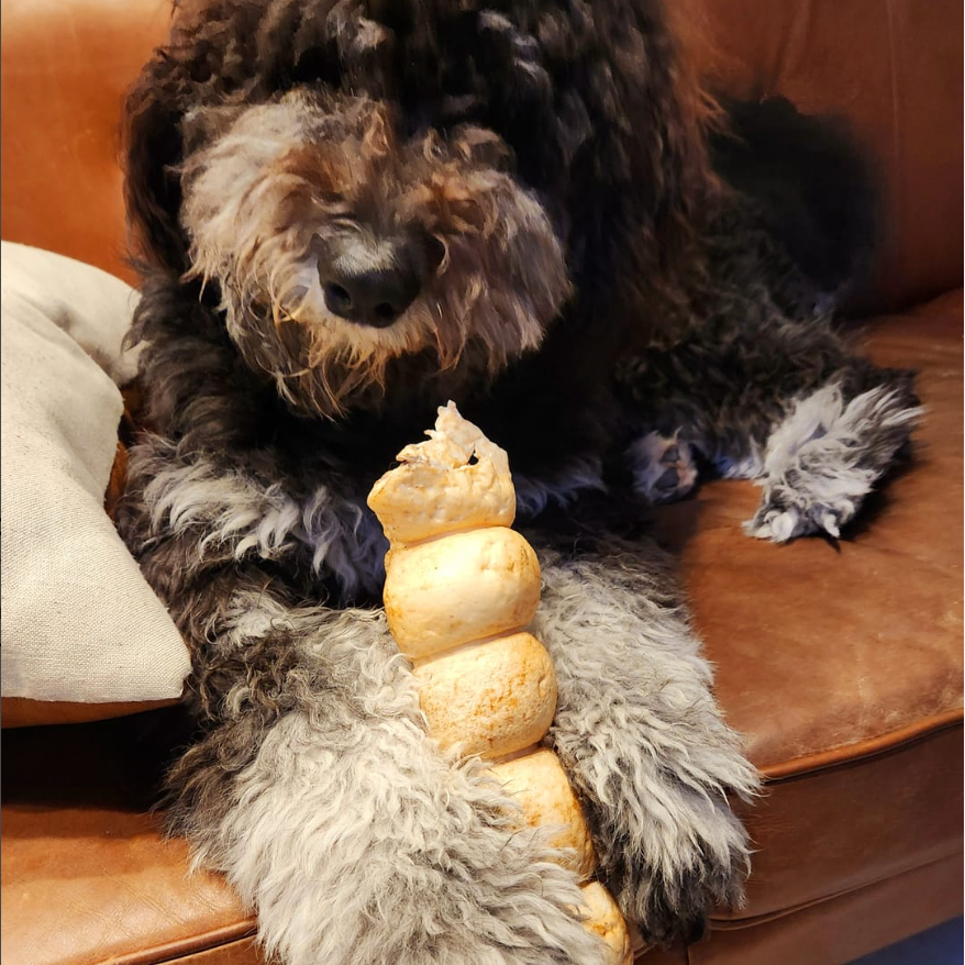 10-12 Inch Peanut Butter Cheek Roll by Bully Bunches