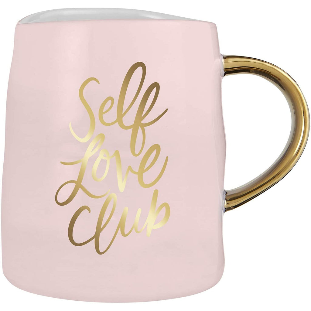 Self Love Club Artisanal Mug and Saucer Set by The Bullish Store