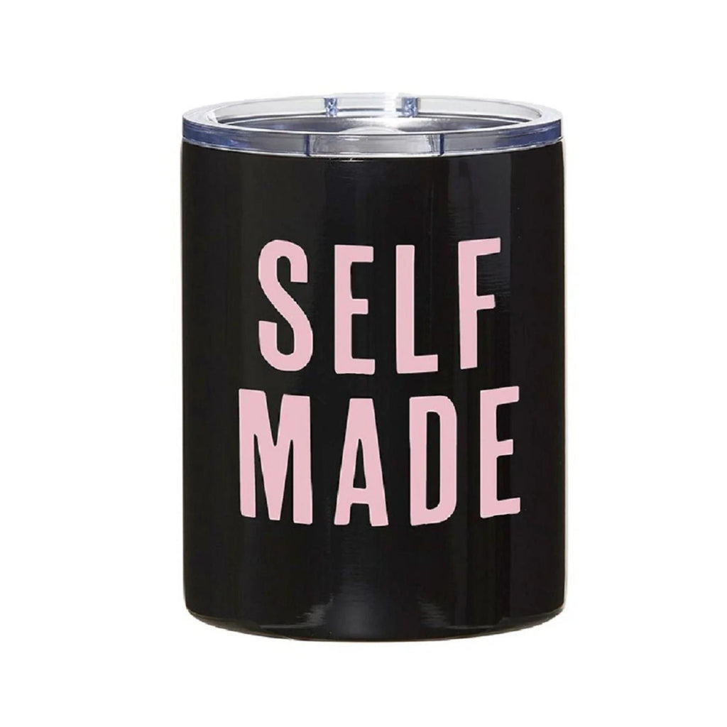 Self Made Stainless Steel Tumbler in Black and Pink by The Bullish Store