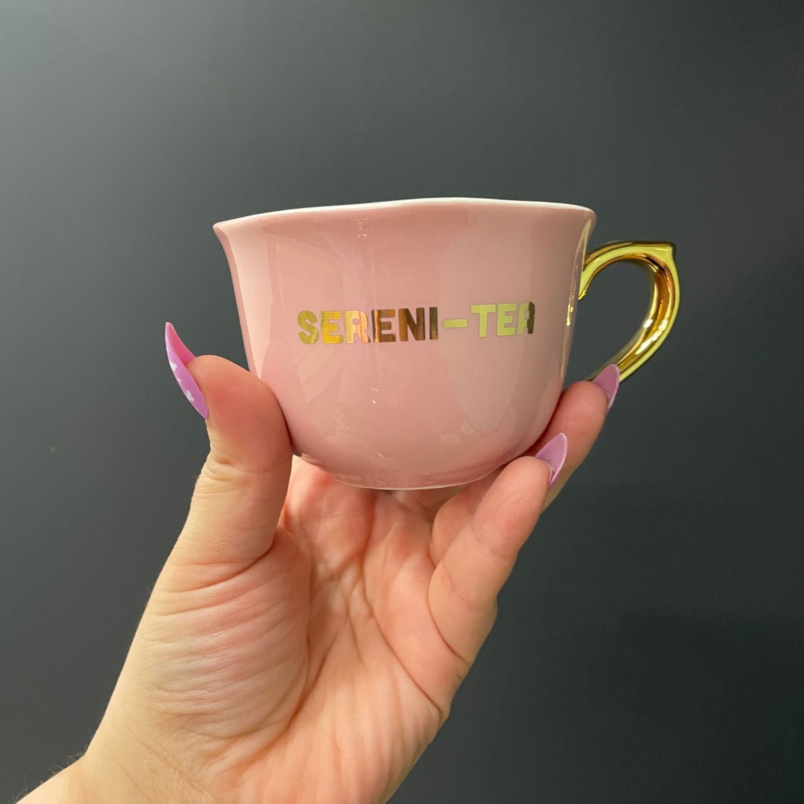 Sereni-tea Tea Cup & Saucer Set | Drinkware Gift Set For Her by The Bullish Store
