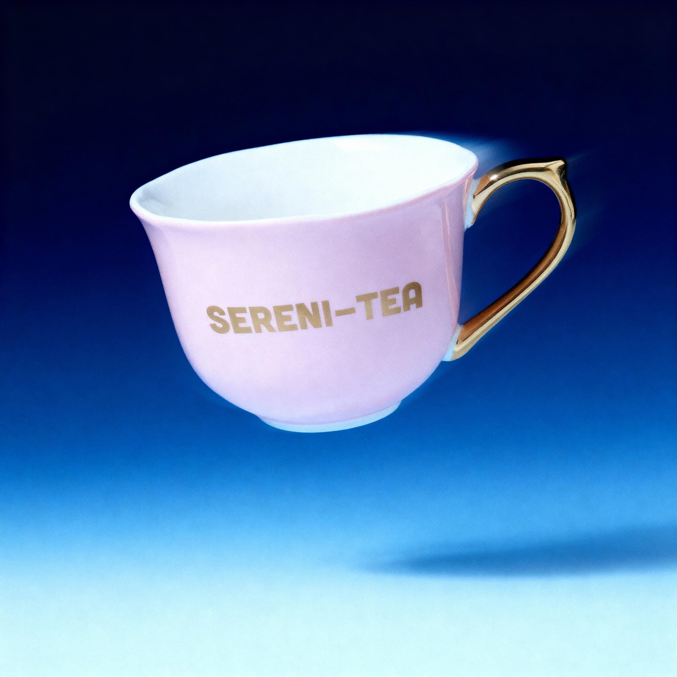 Sereni-tea Tea Cup & Saucer Set | Drinkware Gift Set For Her by The Bullish Store