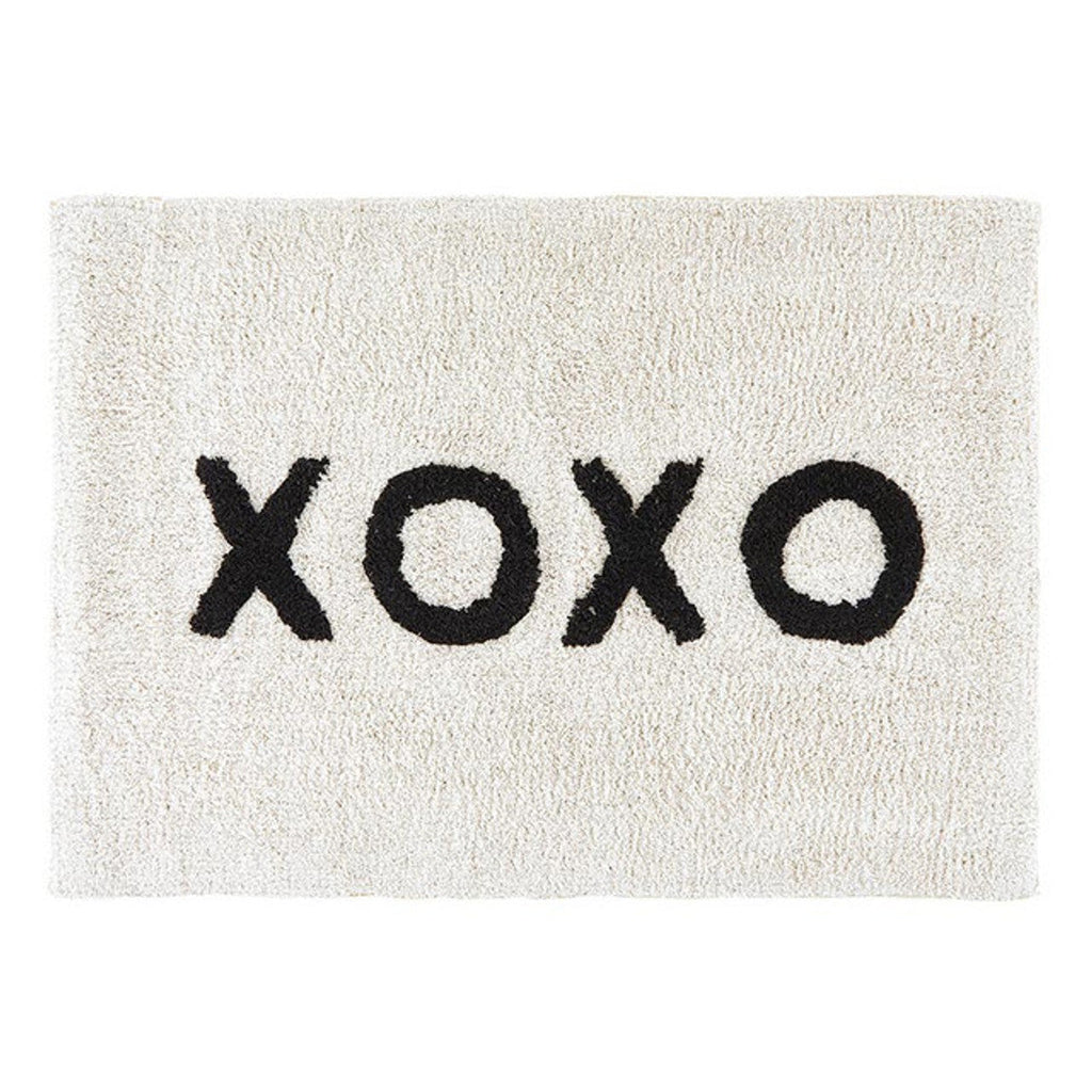XOXO Bath Mat | Soft Cotton Indoor Rug | 20" x 30" by The Bullish Store