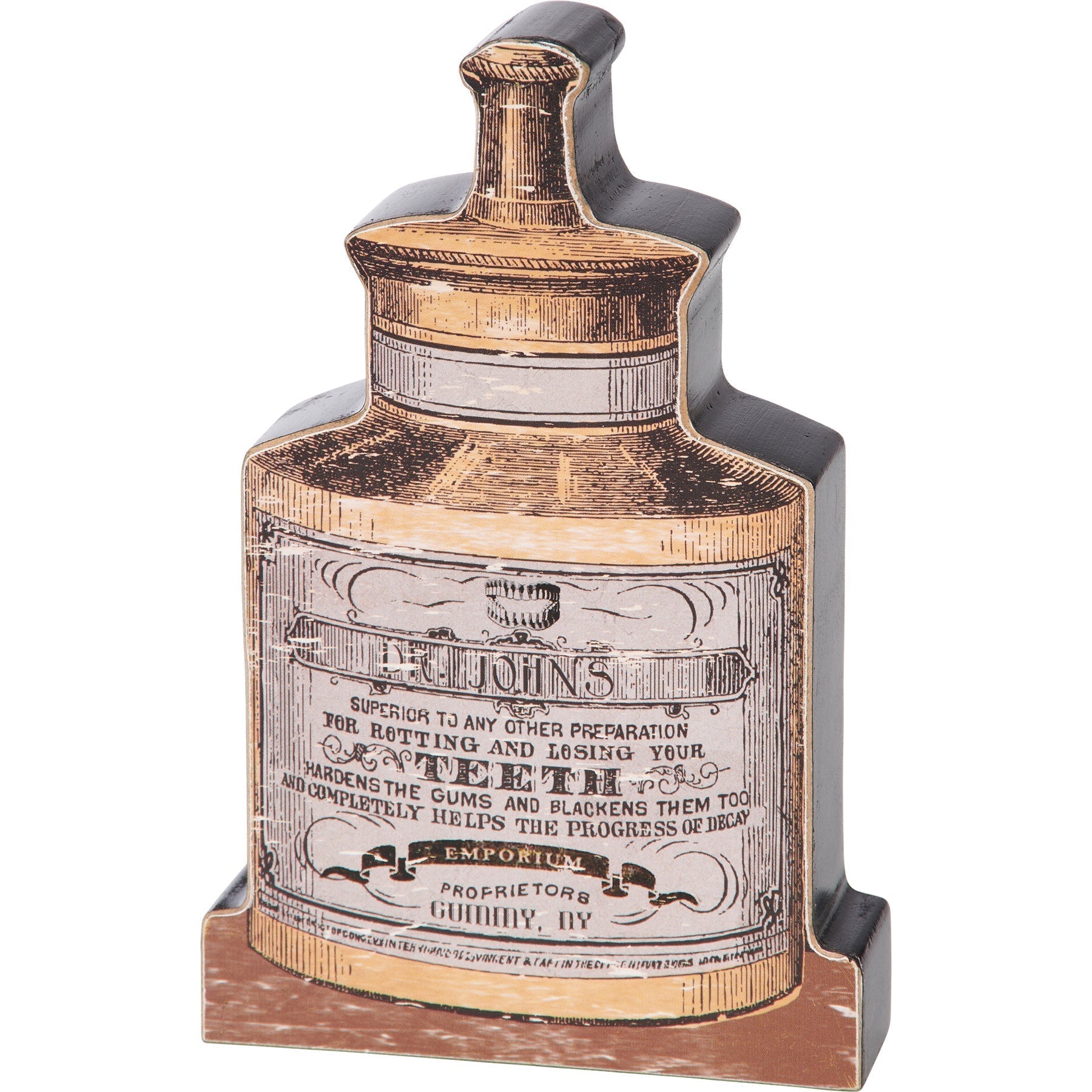 Set of 3 Potions Chunky Sitter Set | Vintage Wooden Bottle Shape Sitter by The Bullish Store