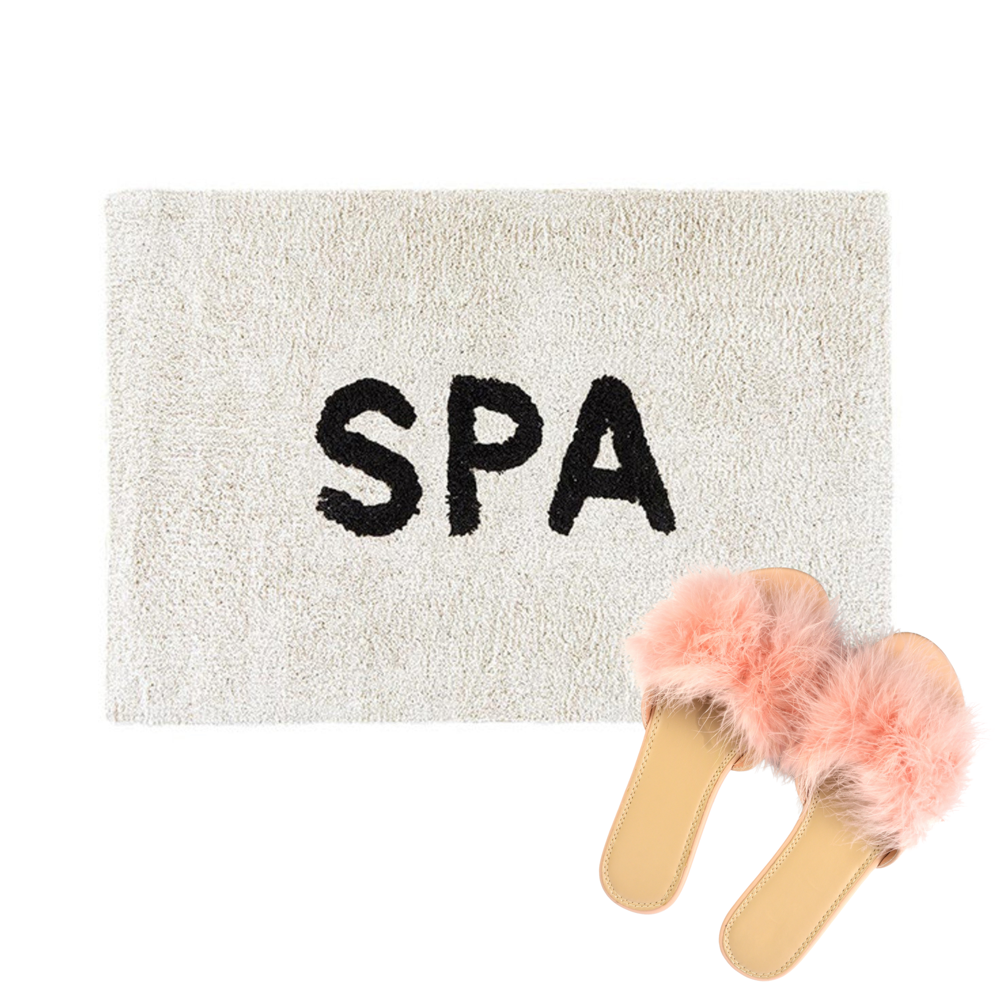 Spa Bath Mat | Soft Cotton Bathroom Rug | 20" x 30" by The Bullish Store