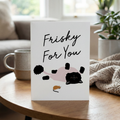 Shaved Kitty "Frisky For You" Greeting Card | Valentine's, Romance, Love by The Bullish Store