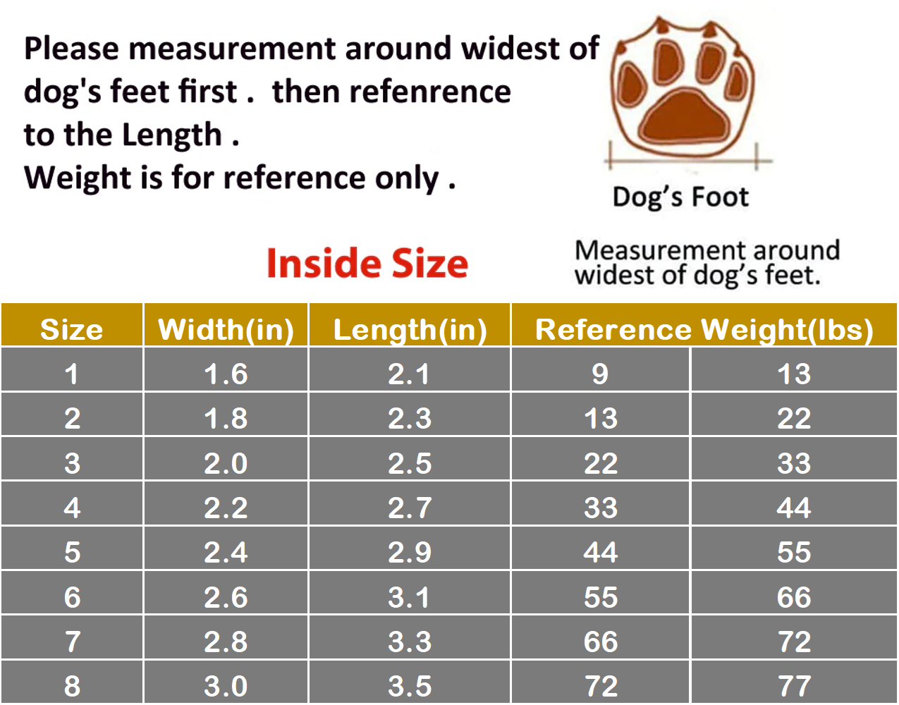 Waterproof Shoes/Boots for Medium Large Dogs by Furr Baby Gifts
