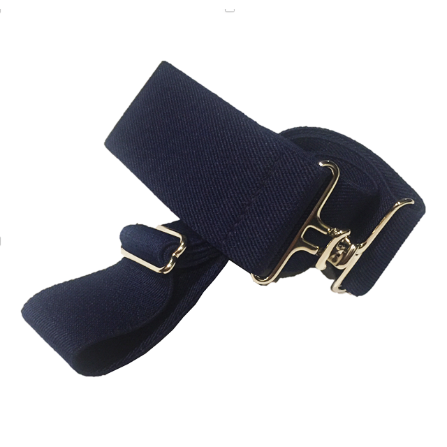 Navy + Silver Elastic Belt by ACE Equestrian