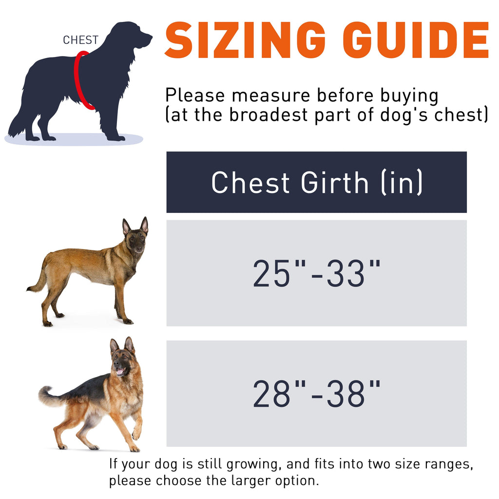 Viper Surge Biothane Working Dog Harness - Stainless Steel Hardware by Dogline