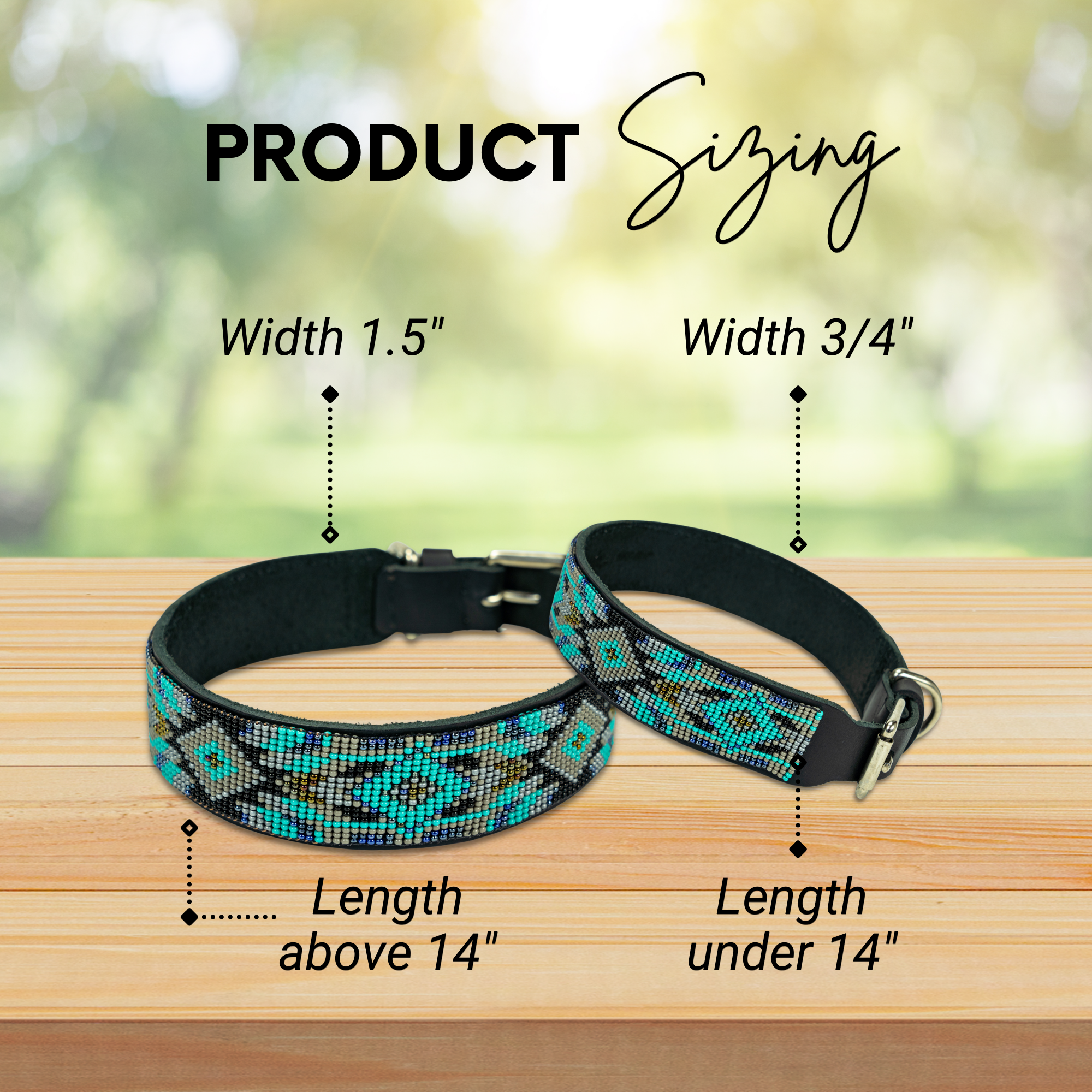 Aspen Sambboho dog collar (made to order) by Sambboho