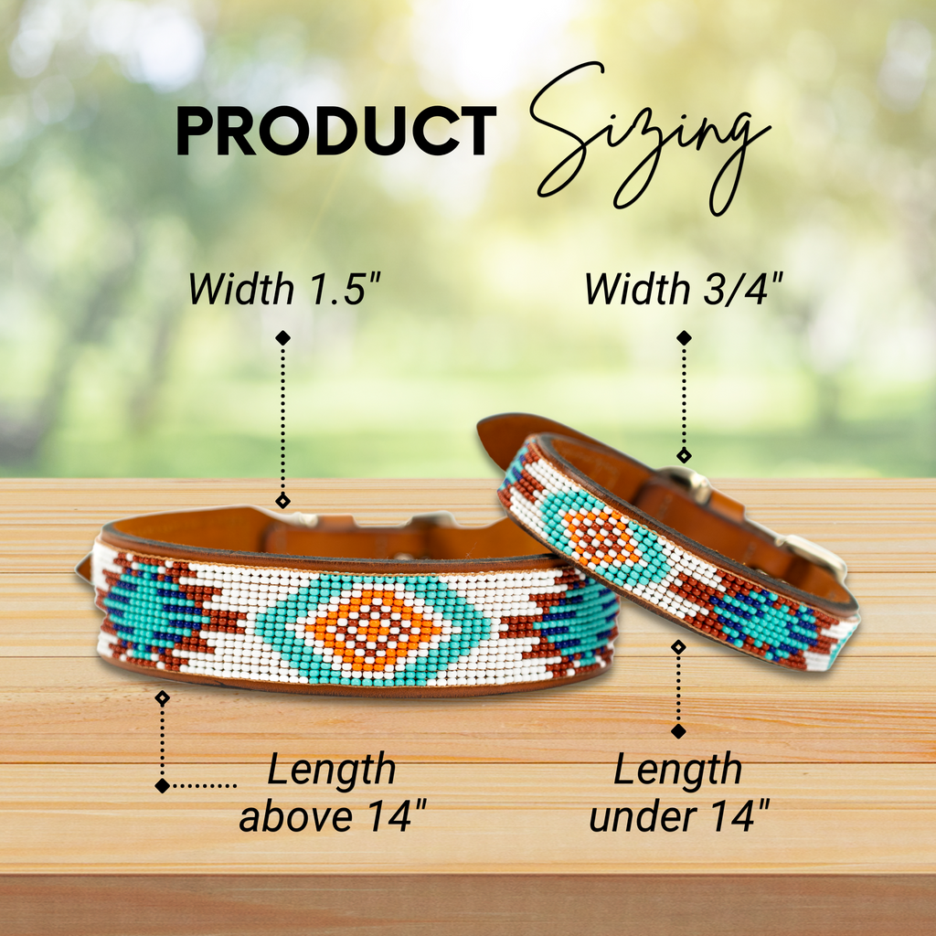 Aztec Sambboho dog collar by Sambboho
