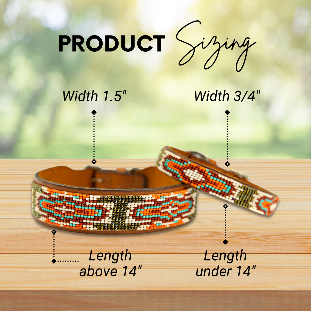 Boho Chic Sambboho dog collar by Sambboho