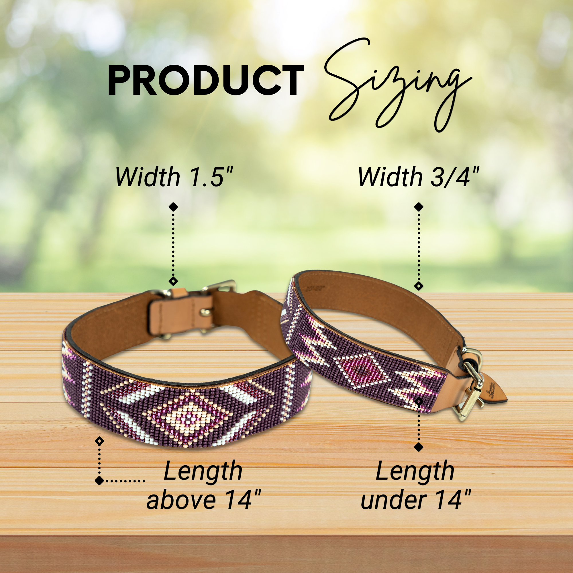 Charlotte Sambboho dog collar (made to order) by Sambboho