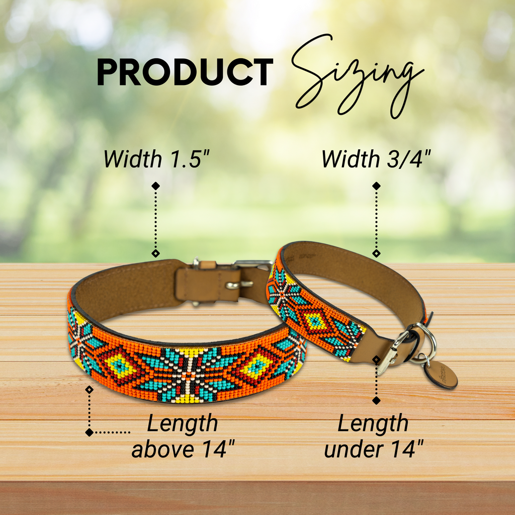 Maui Sambboho dog collar (made to order) by Sambboho