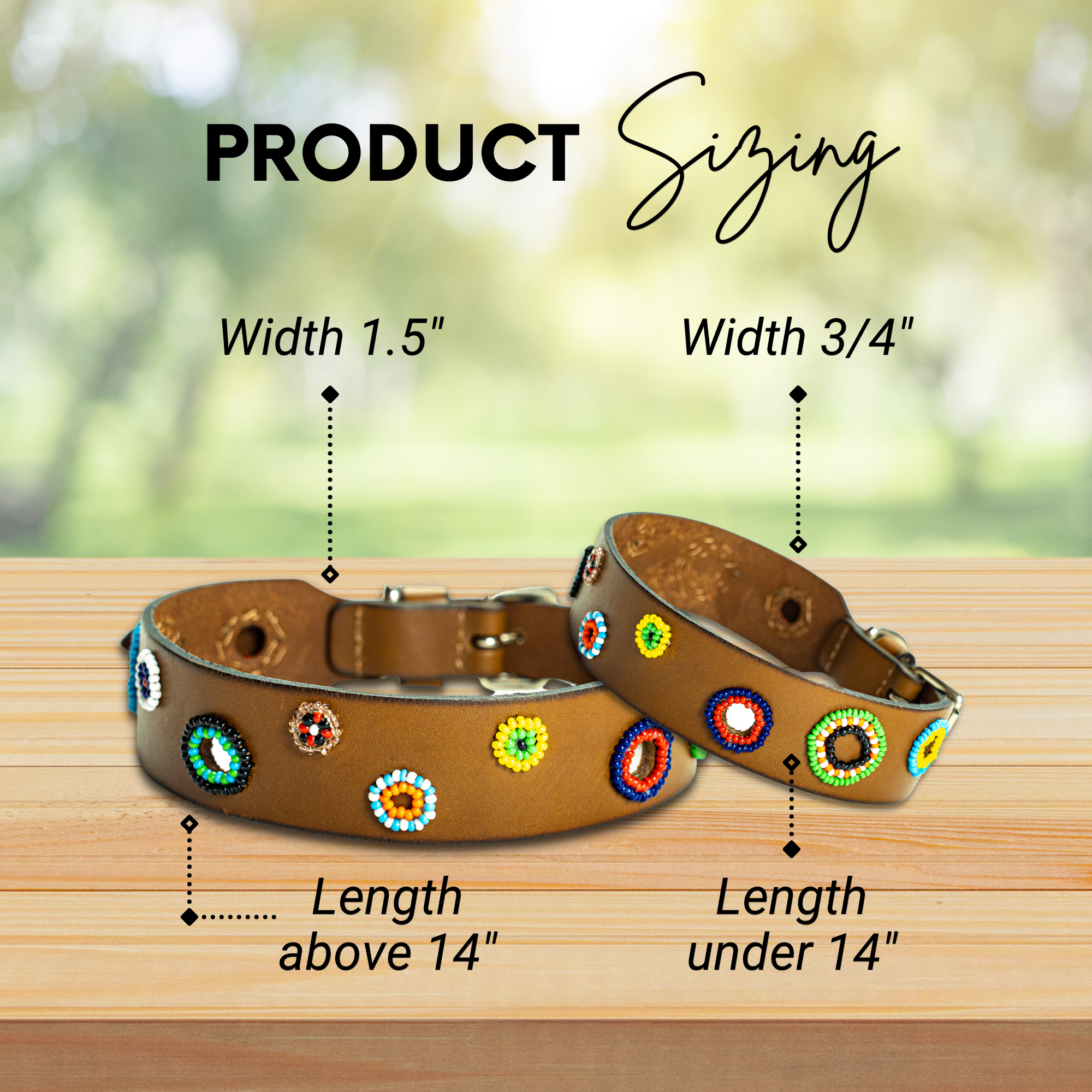 Miami Sambboho dog collar (made to order) by Sambboho