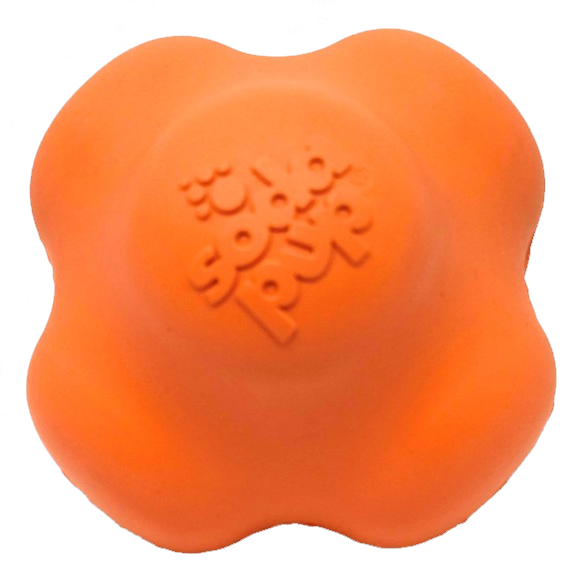Crazy Bounce Rubber Dog Chew Toy for Power Chewers | Retrieving Ball | USA Made by SodaPup/True Dogs, LLC