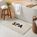 Spa Bath Mat | Soft Cotton Bathroom Rug | 20" x 30" by The Bullish Store