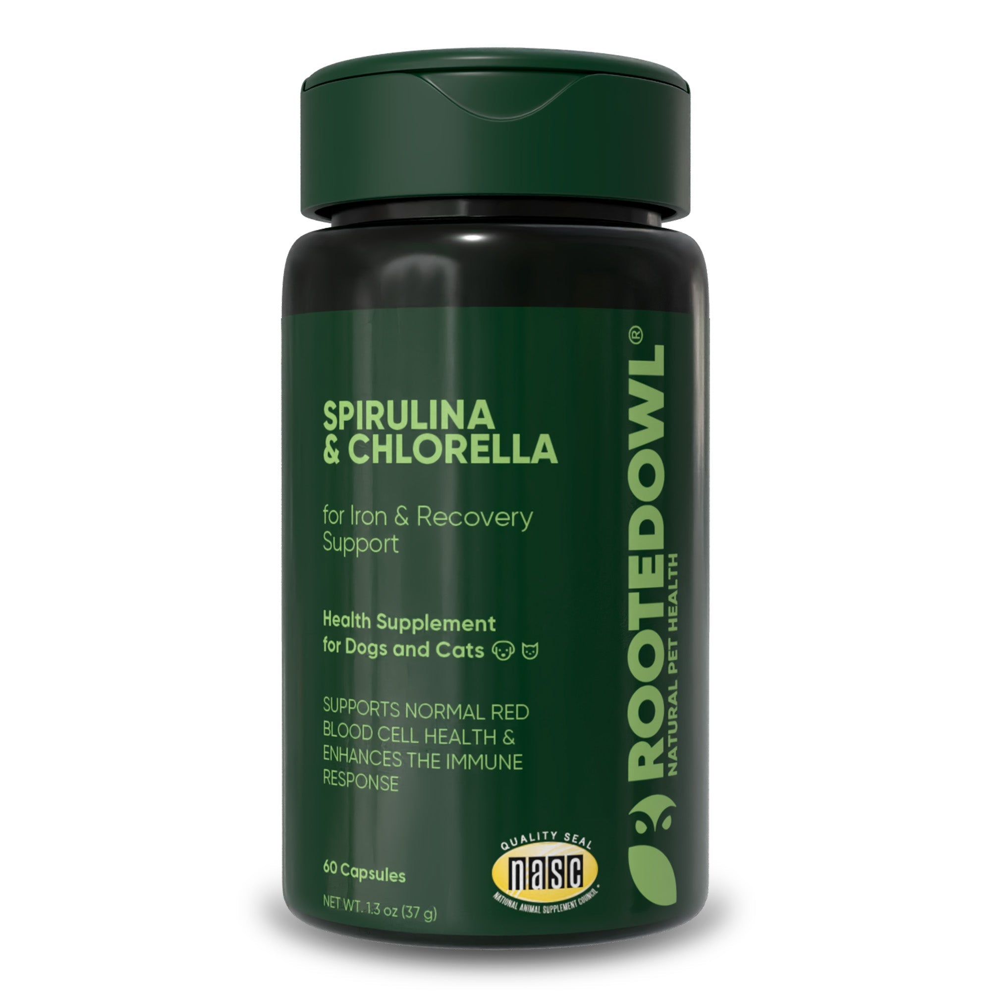 Spirulina & Chlorella by Rooted Owl Pet Supplements