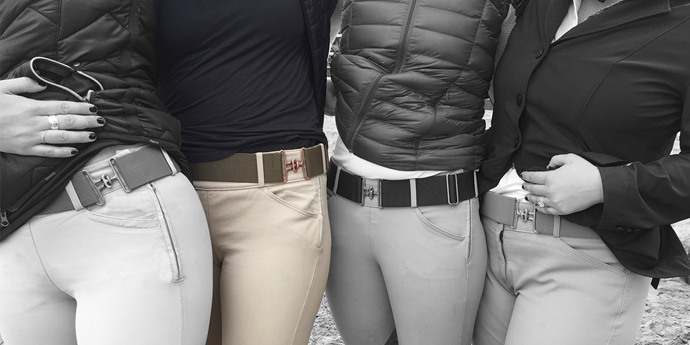 Olive + Copper Elastic Belt by ACE Equestrian