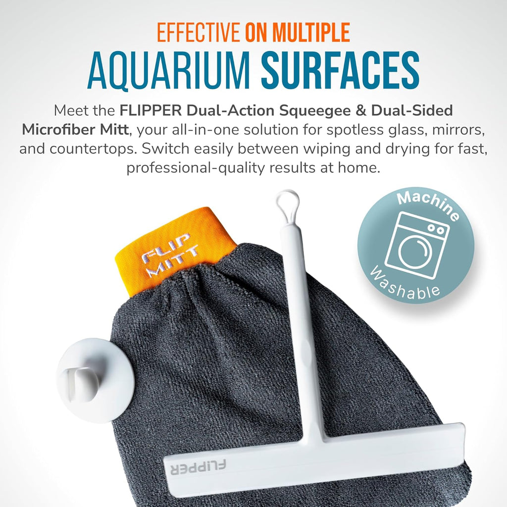 Flipper Mitt + Squeegee Set by Flipper Aquarium Products