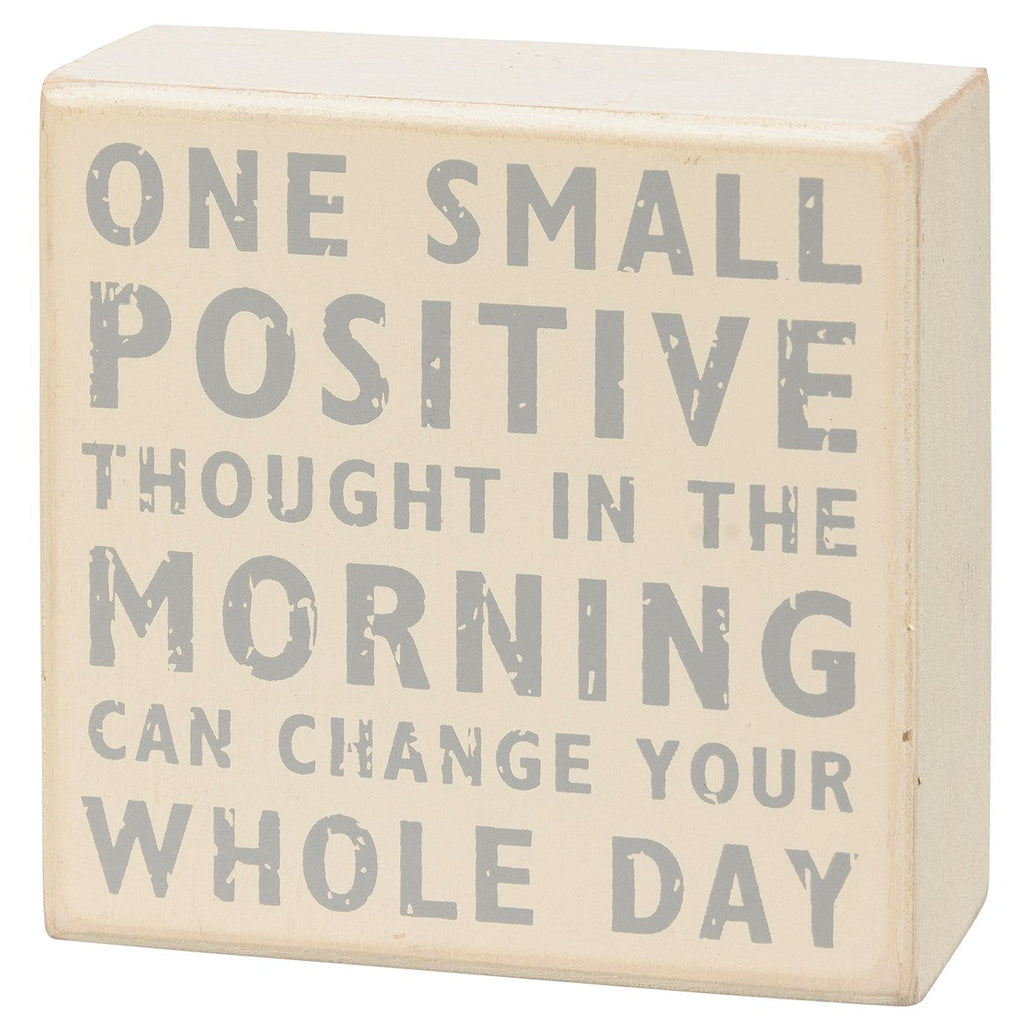 Stay Humble Gray Box Sign Set | Giftable Home Decor | 4" x 4" | Gift for Her by The Bullish Store