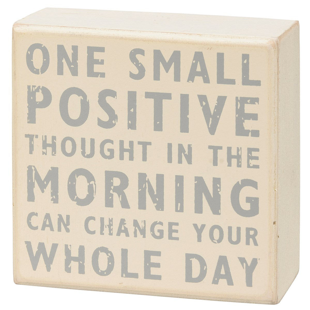 Stay Humble Gray Box Sign Set | Giftable Home Decor | 4" x 4" | Gift for Her by The Bullish Store