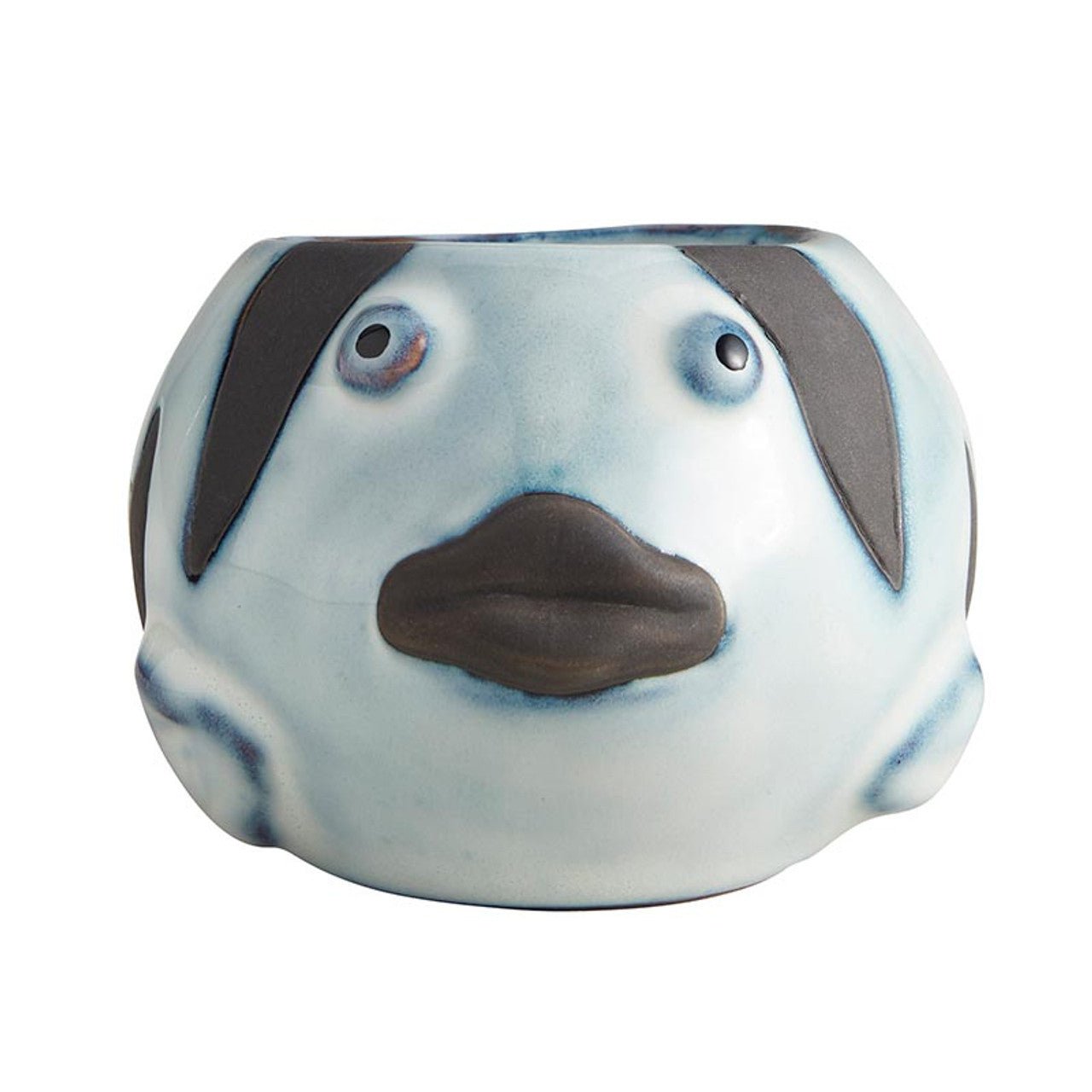 Striped Fish Mini Plant Pot | Succulent Planter | 2.2" Tall by The Bullish Store