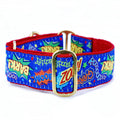 Super Dog! – Exclusive Buckle Martingale Dog Collar by 2 Hounds Design