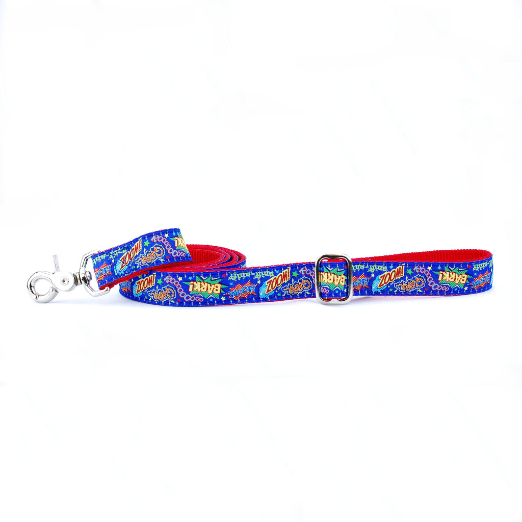 1″ Super Dog Ribbon Dog Leash by 2 Hounds Design