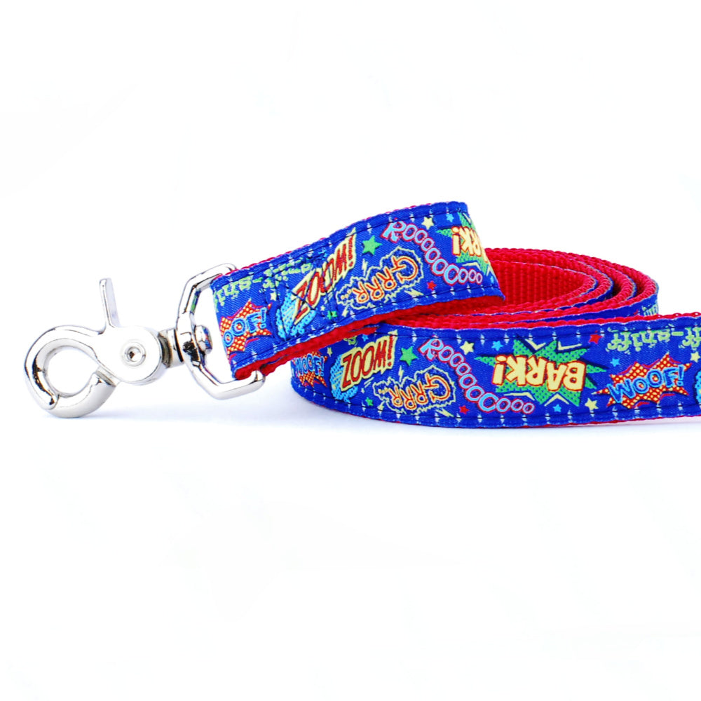 1″ Super Dog Ribbon Dog Leash by 2 Hounds Design