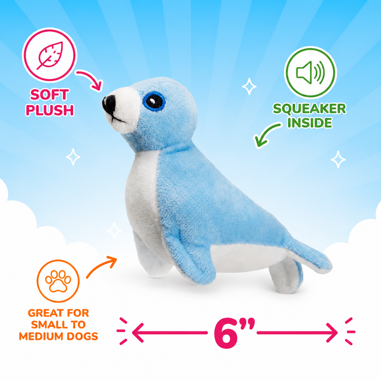 Mini Plush Dog Toy Collection - Series 2 by Dogline