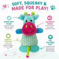 10" Giraffe Soft Dog Toy by Dogline