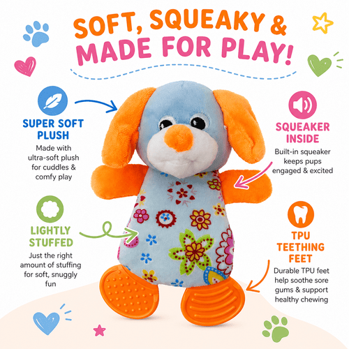 10" Doggy Soft Dog Toy by Dogline