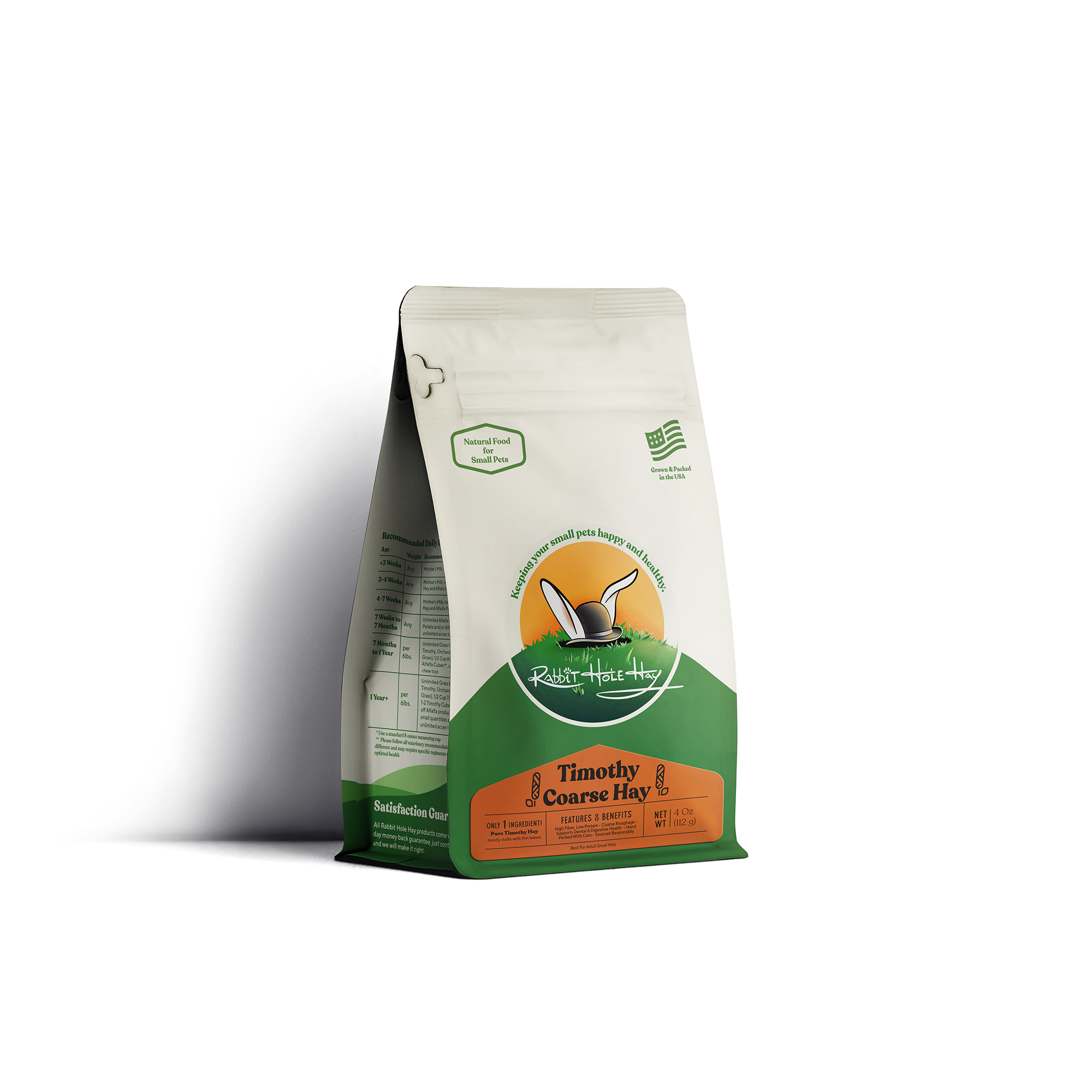 Rabbit Hole Hay Ultra Premium Coarse Timothy Hay by Rabbit Hole Hay