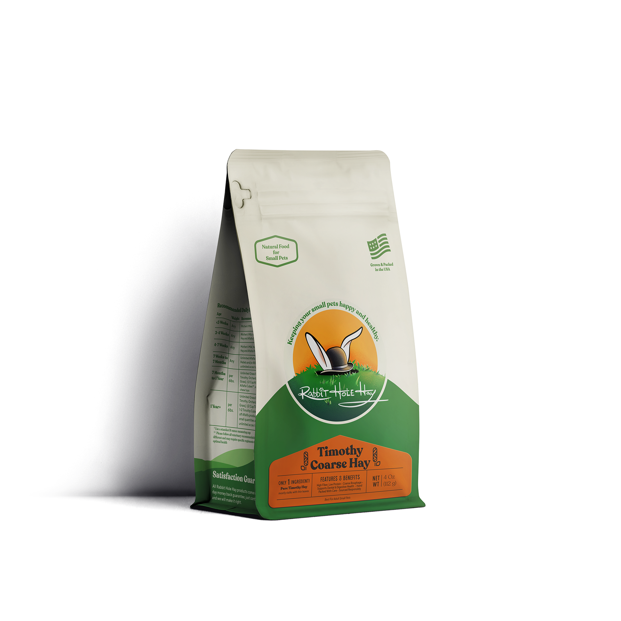 Rabbit Hole Hay Ultra Premium Coarse Timothy Hay by Rabbit Hole Hay