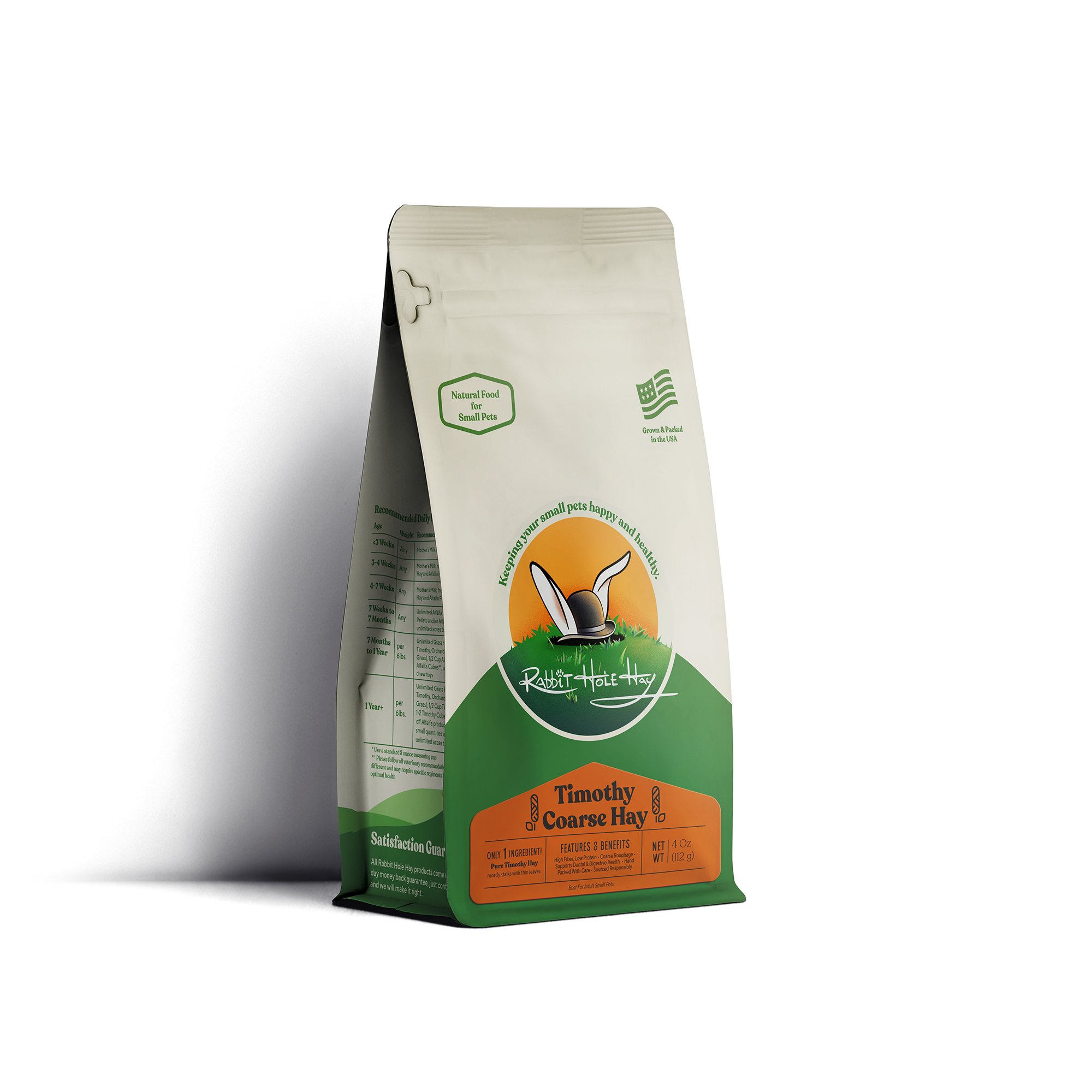 Rabbit Hole Hay Ultra Premium Coarse Timothy Hay by Rabbit Hole Hay
