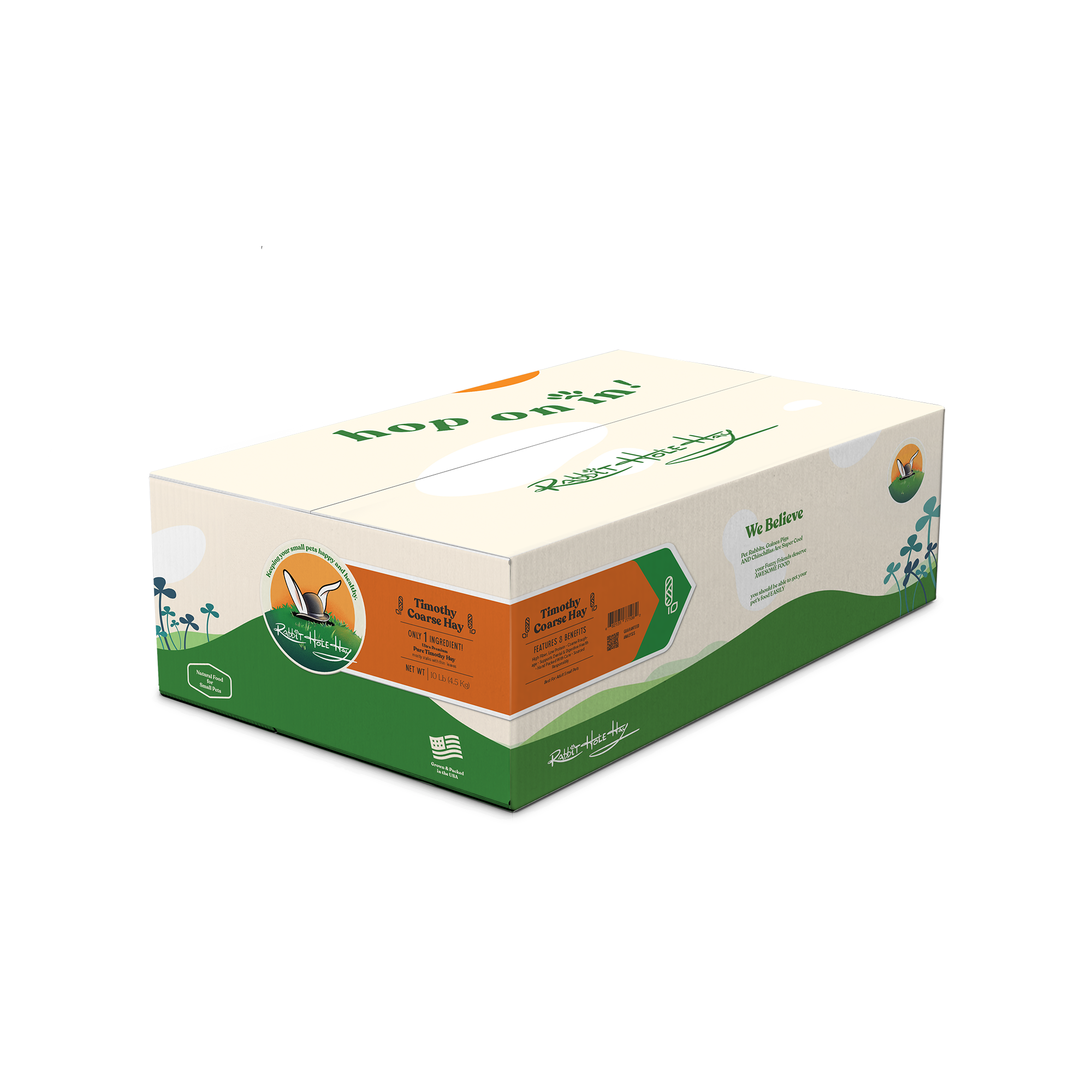Rabbit Hole Hay Ultra Premium Coarse Timothy Hay by Rabbit Hole Hay