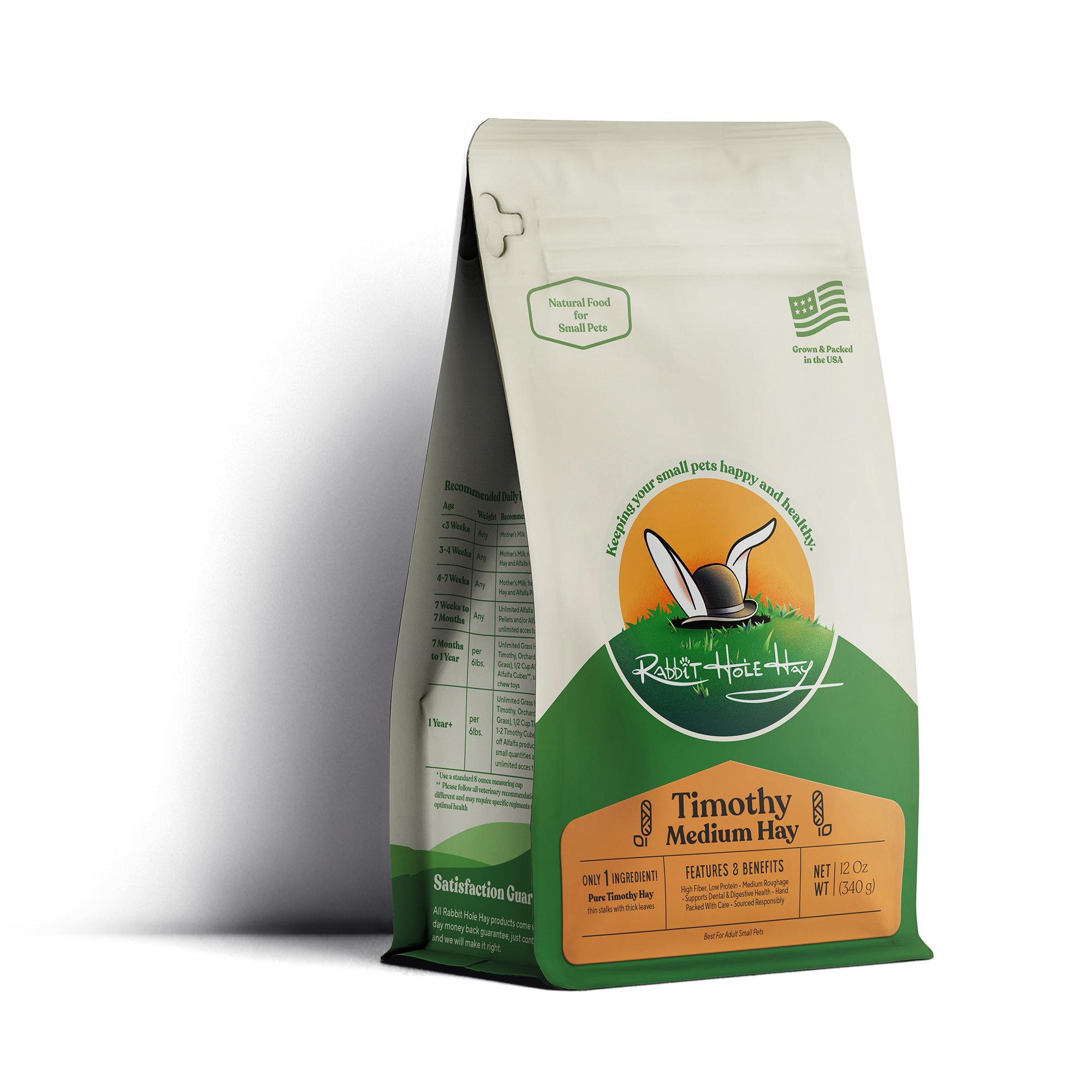 Rabbit Hole Hay Ultra Premium Medium Timothy Hay by Rabbit Hole Hay