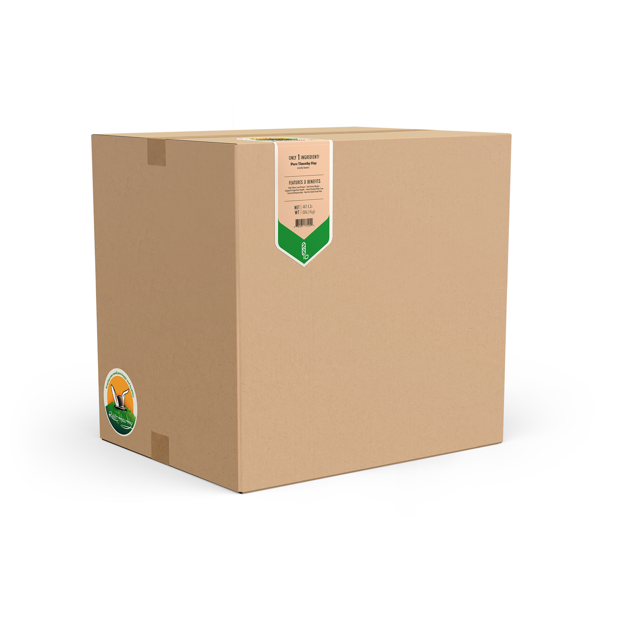 Rabbit Hole Hay Ultra Premium Soft Timothy Hay by Rabbit Hole Hay